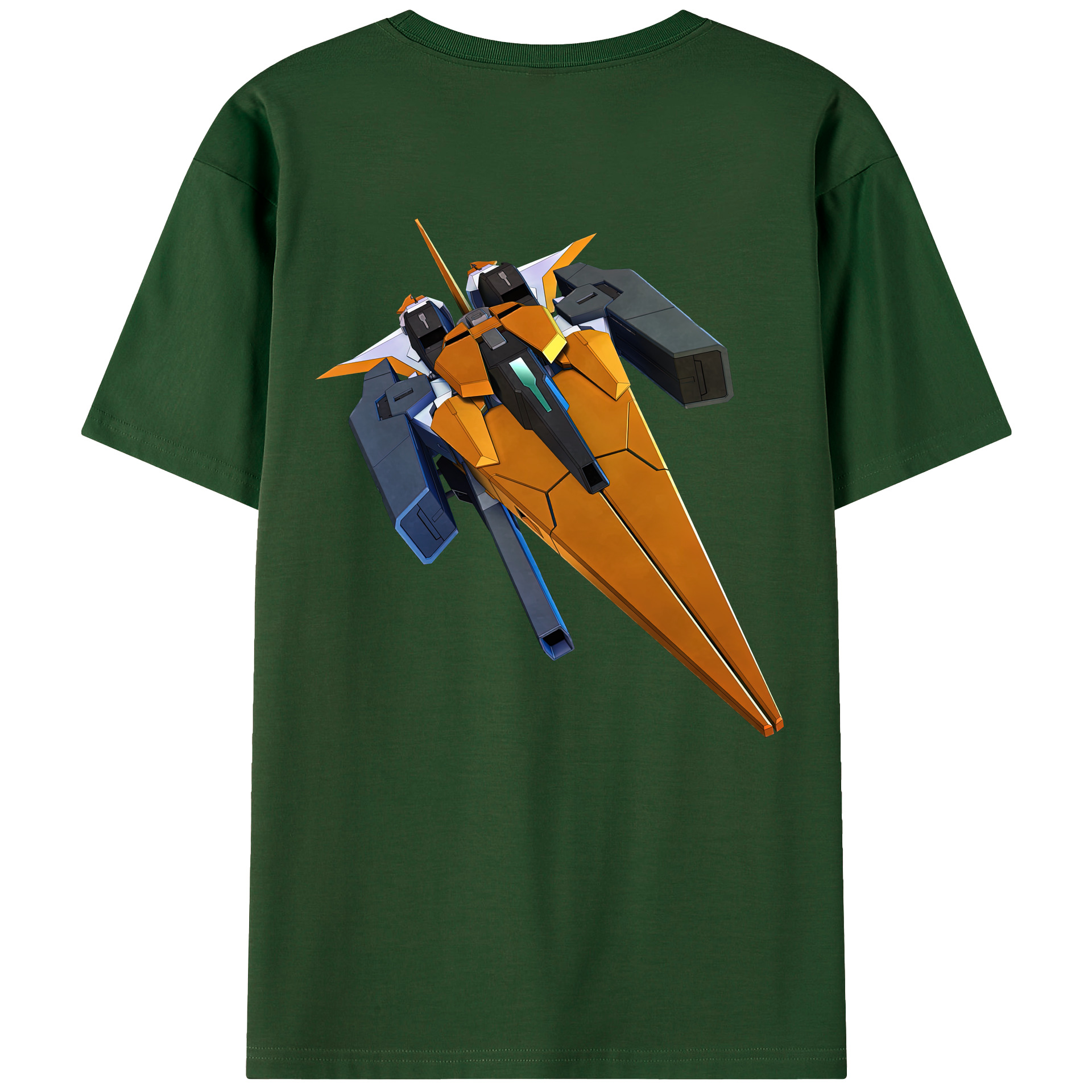 （画像用） 機動戦士ガンダム Mobile Suit Gundam 綿100％半袖Tシャツ（背面プリント）